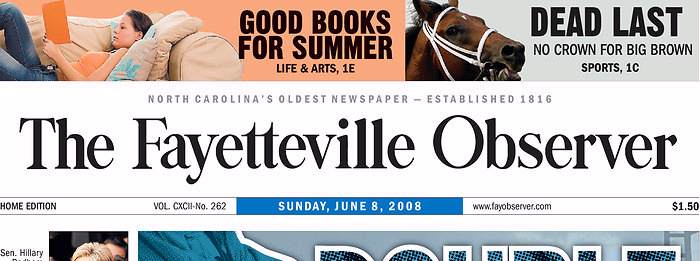 The News & Observer and The Fayetteville Observer